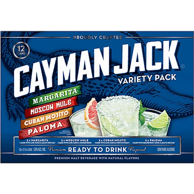 Cayman Jack Variety Pack 12 Pack 12oz Box