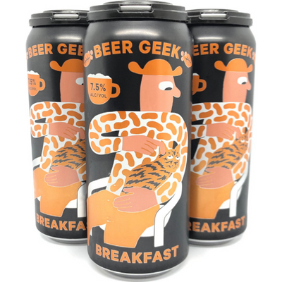 Mikkeller Beer Geek Breakfast Stout Ale 4 Pack 16 oz Cans 7.5% ABV
