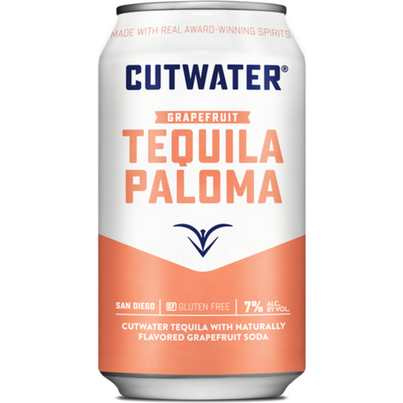 Cutwater Spirits Grapefruit Tequila Paloma Cocktail 12 oz Can
