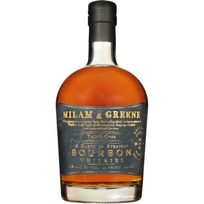 Milam & Greene Triple Cask Straight Bourbon Whiskey, 750 ml (47% ABV)
