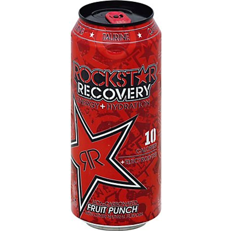Rockstar Recovery Fruit Punch Energy Drink 16oz Can