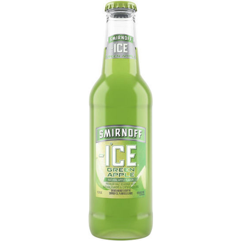 Smirnoff Ice Green Apple Bite 6 Pack 12 oz Bottles