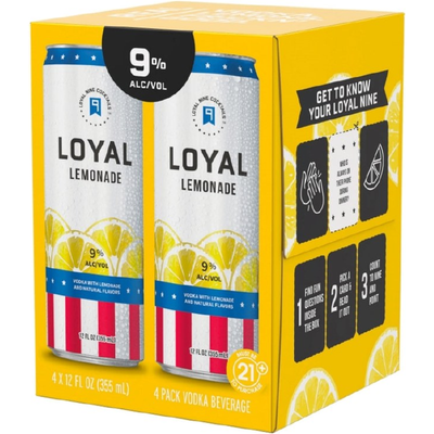 Loyal 9 Lemonade 12oz Box