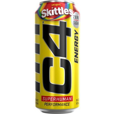 C4 Energy Skittles 16oz Can