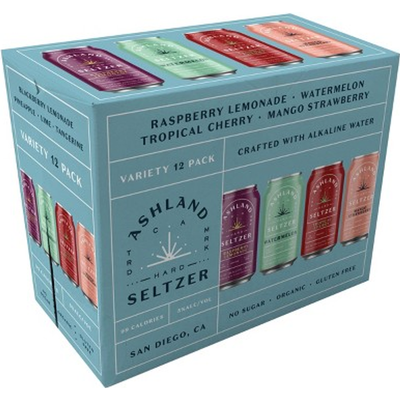 Ashland Hard Seltzer Tropical Mix Variety 12 Pack 12oz Cans
