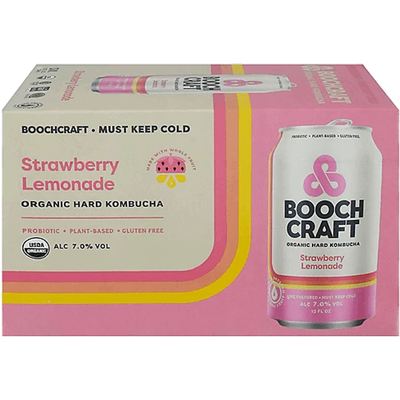 Boochcraft Strawberry Lemonade 12oz Box