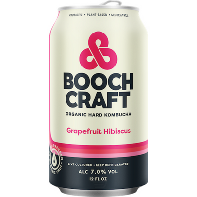 Boochcraft Grapefruit Hibiscus 16oz Can 7% ABV