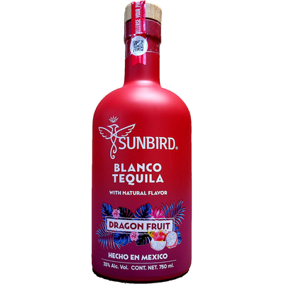 Sunbird Blanco Tequila Infused With Dragon Fruit 750ml Bottle