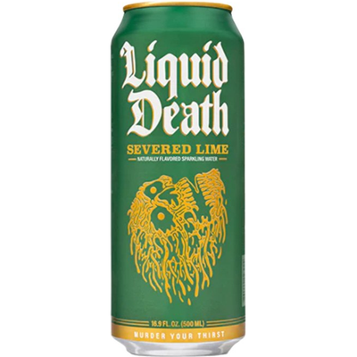 Liquid Death Severed Lime 16.9oz Can