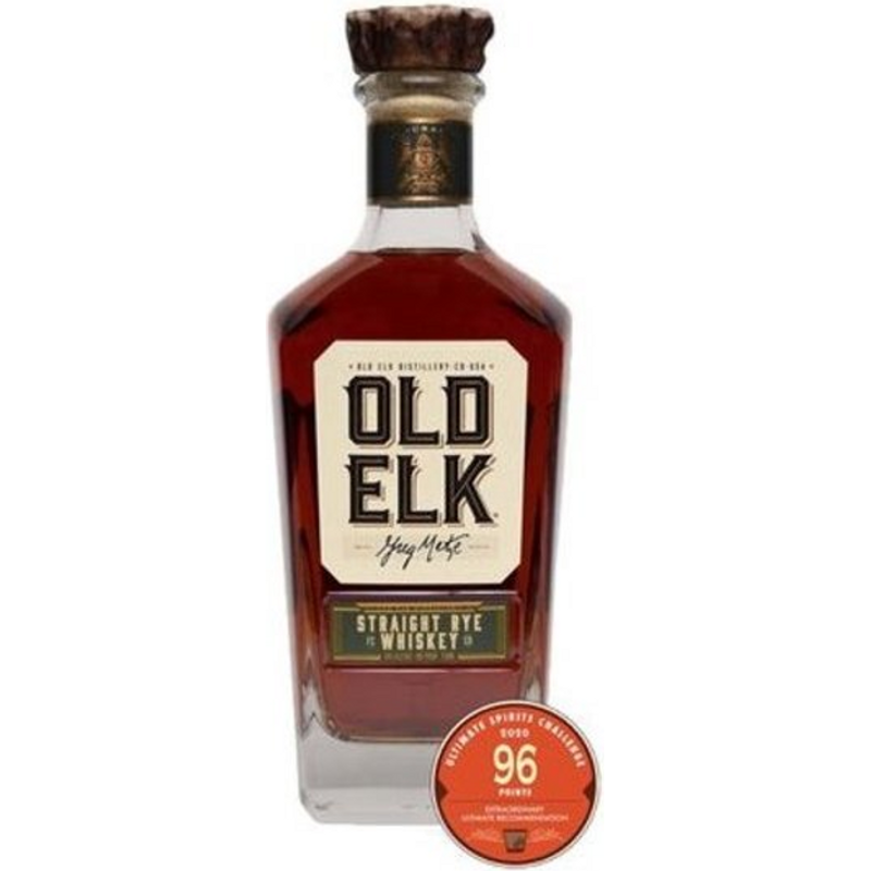 Old Elk Straight Rye Whiskey 750mL