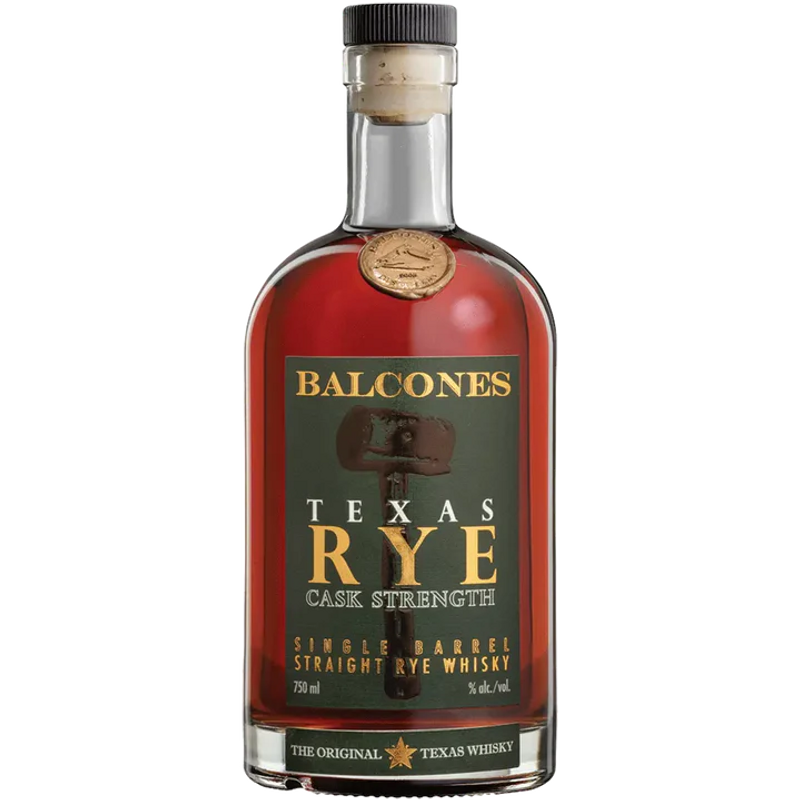 Balcones Texas Rye Cask Strength Barrel Select 750mL Bottle