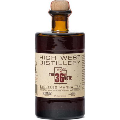 High West Distillery The 36th Vote Barreled Manhattan Rye Whiskey 750mL