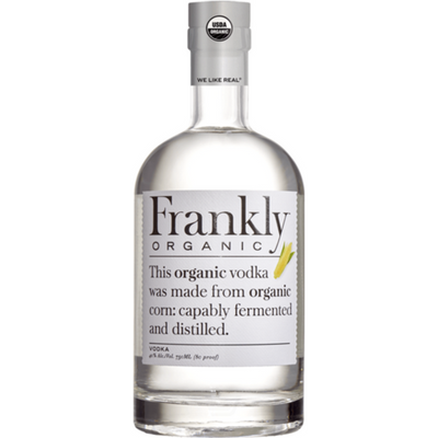 Frankly Organic Vodka 750 ml bottle (40% ABV)