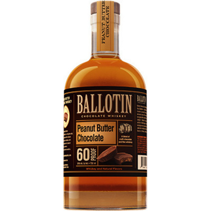 Ballotin Peanut Butter Chocolate Whiskey, 750 ml (30% ABV)