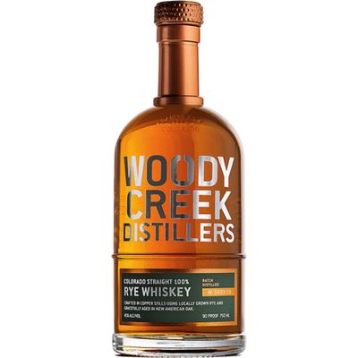 Woody Creek Colorado Straight Rye Whiskey 750ml Bottle