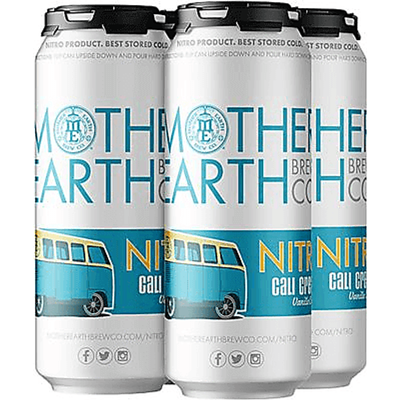 Mother Earth Nitro Cali Creamin' Vanilla Cream Ale 4 Pack 16 oz Cans 5% ABV