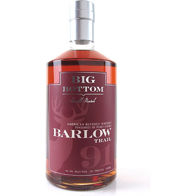 Big Bottom Small Batch Barlow Trail American Blended Whiskey 750mL