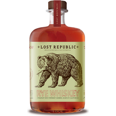 Lost Republic Rye Whiskey 750ml Bottle