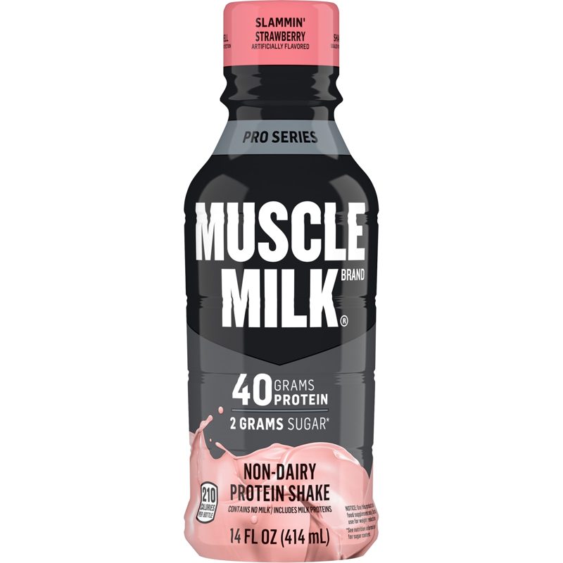 Muscle Milk Pro Series Protein Shake Strawberry 14oz Bottle