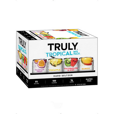 Truly Spiked & Sparkling Tropical Mix 12 Pack 12oz Cans