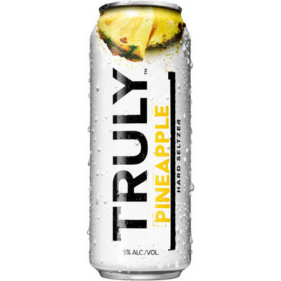 TRULY Hard Seltzer Pineapple, Spiked & Sparkling Water 24oz Can