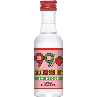 99 Strawberries Liqueur 50ml Bottle