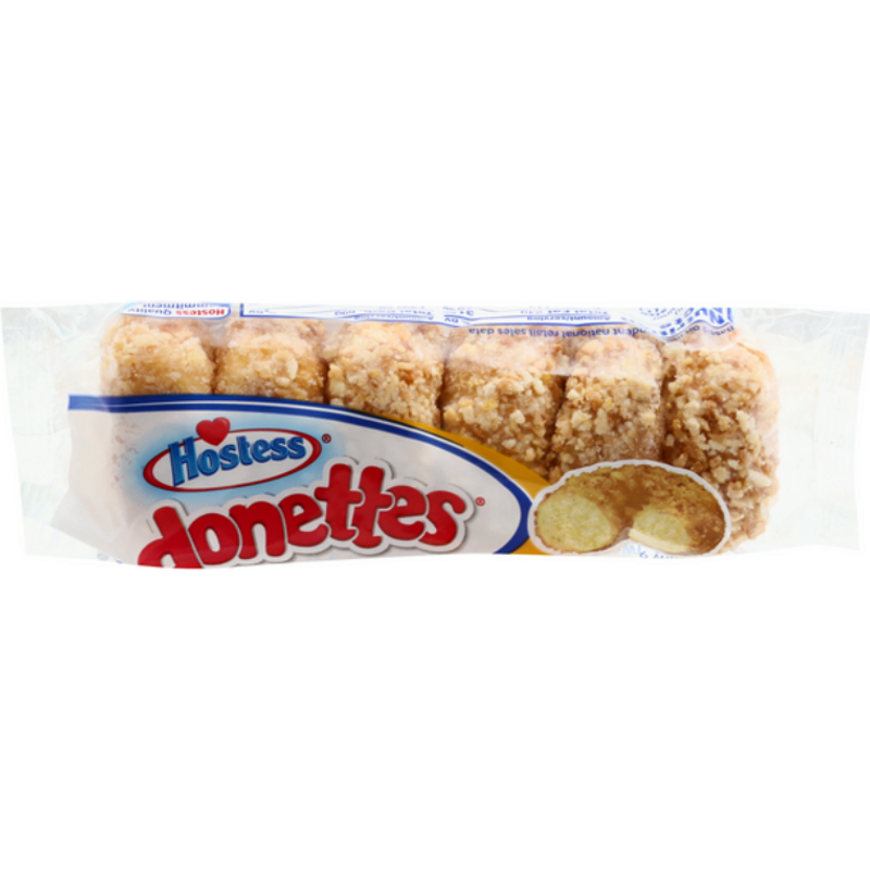 Hostess Donettes Crunch Mini Donuts 6 CT