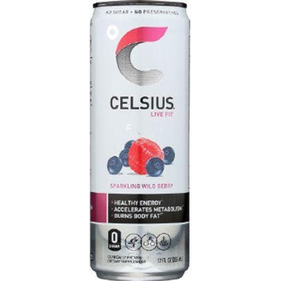 CELSIUS Sparkling Wild Berry Energy Drink 12oz Can