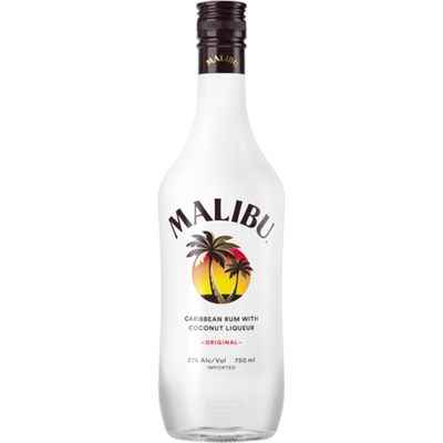 Malibu Caribbean Rum with Coconut Liqueur 750mL