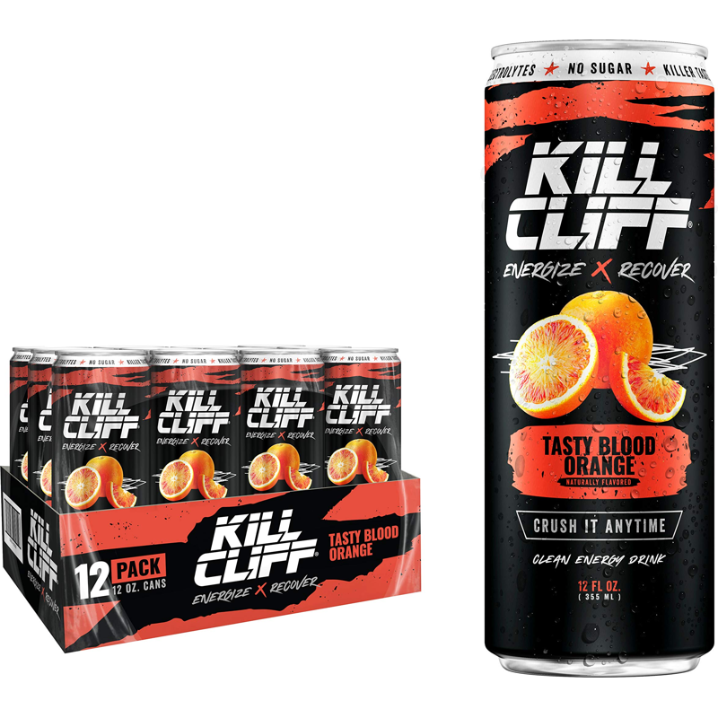 Kill Cliff Bloody Orange Water 24x 12oz Cans