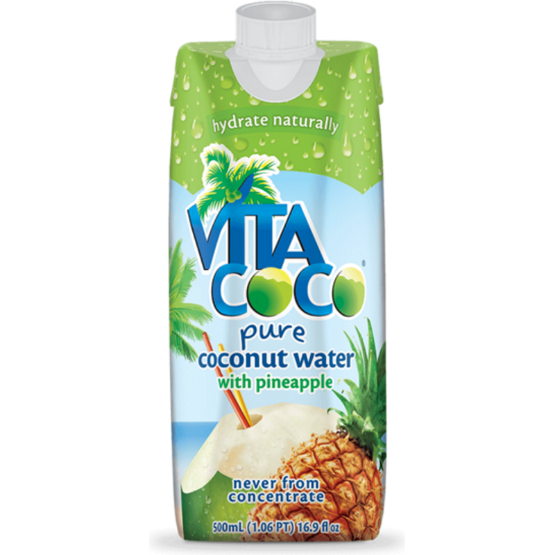 Vita Coco Coconut Water with Pineapple 16.9 oz Carton