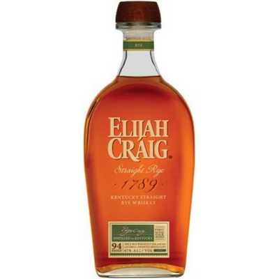 Elijah Craig Rye Whiskey 750ml Bottle