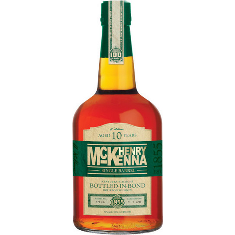 Henry McKenna Henry Mckenna Single Barrel Kentucky Straight Bourbon Whiskey Bottled-in-Bond 750mL