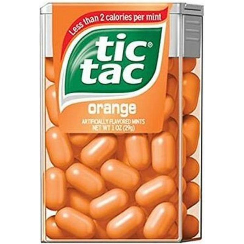 Tic Tac Artificially Flavored Mints Orange 1 oz Box